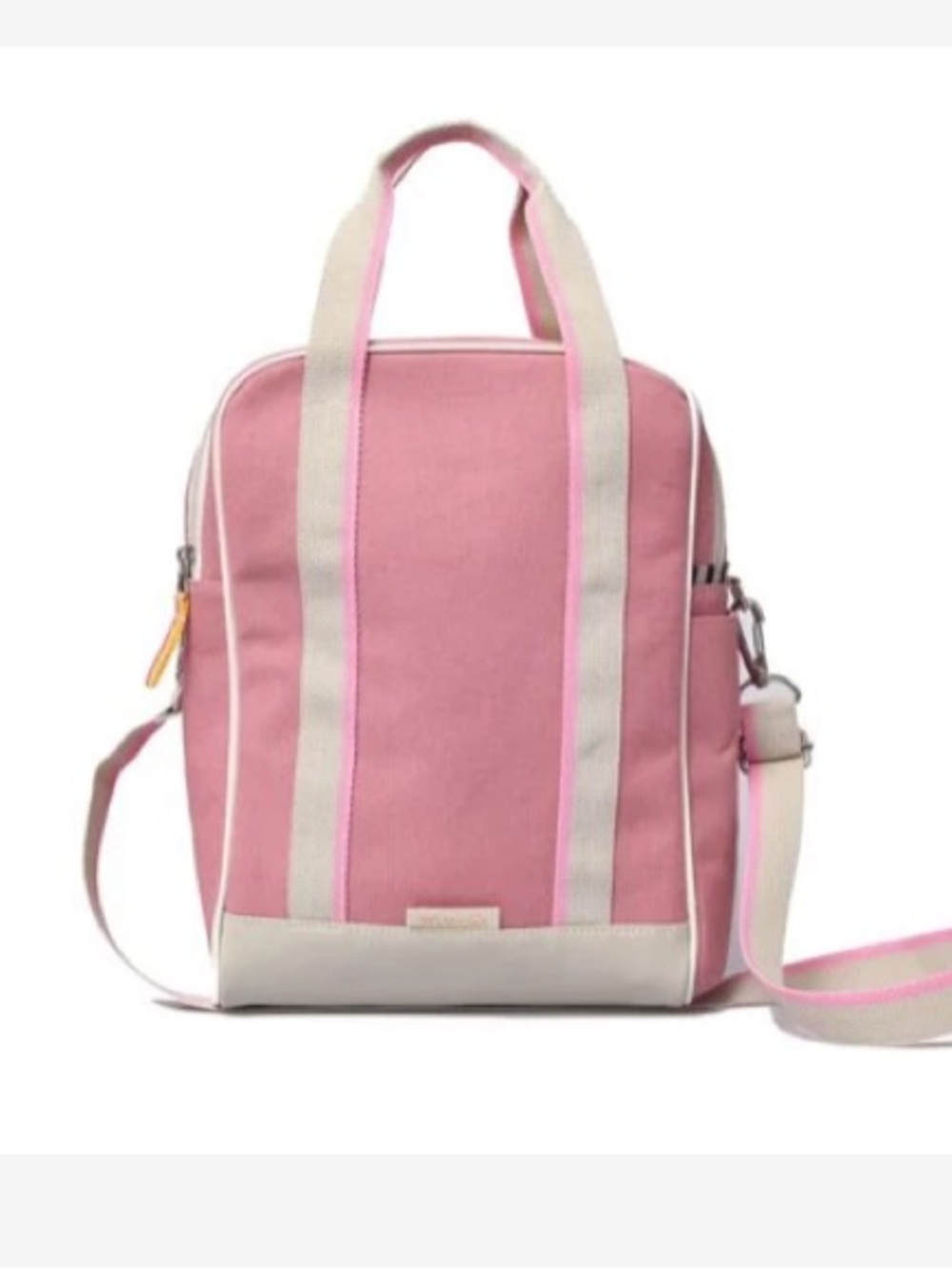 Matriona Pink Argentina Canvas Lined Cuore Lunch Picnic Bag